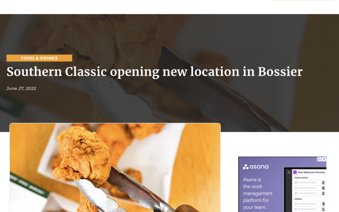 Southern Classic opening new location in Bossier